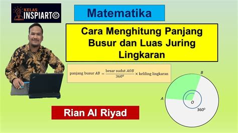 Maybe you would like to learn more about one of these? Cara menghitung panjang busur dan luas juring lingkaran ...