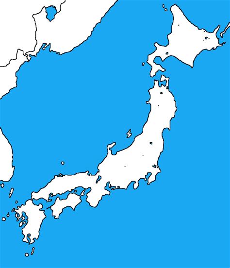 Need a special japan map? Blank map of Japan by DinoSpain on DeviantArt