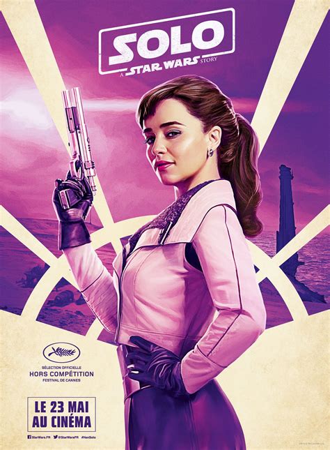 She played the character qi'ra3 in the movie solo: Pin en Star Wars Posters & Displays