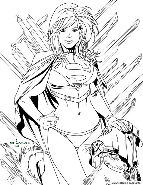 Explore our incredible galleries of free printable adult art therapy coloring pages. Supergirl 16 Coloring Pages Printable