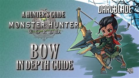 They possess the range to break off various parts on a monster otherwise unreachable to the melee hunter and, with charged attacks, the power to exploit any weakpoint the monster might have. Bow In Depth Guide : Monster Hunter World - YouTube