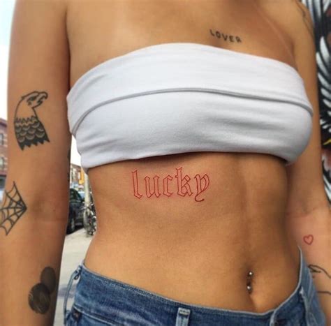 A person who born between 22nd july and 22nd august has zodiac sign leo. lucky, baddie, and tattoo Bild | Red tattoos, Lucky tattoo ...