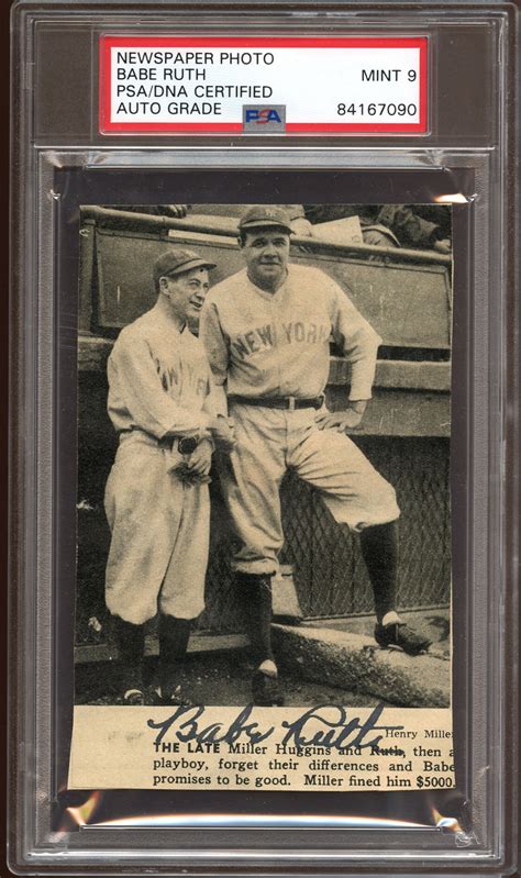 We did not find results for: Lot Detail - Babe Ruth Signed Newspaper Photo PSA/DNA AUTO ...
