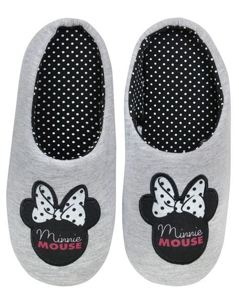 Maybe you would like to learn more about one of these? Disney Minnie Mouse Women's House Slip-on Slippers in Grey ...