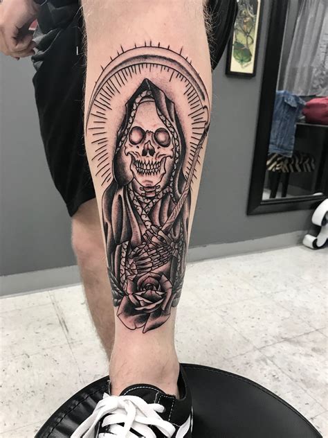 Atomic tattoos and piercings is your premier tattoo studio with 16 locations in the tampa bay area, orlando, and milwaukee to satisfy your tattoo and piercing needs. Santa Muerte! By Jorge @ Atomic Tattoo in Austin, Texas ...