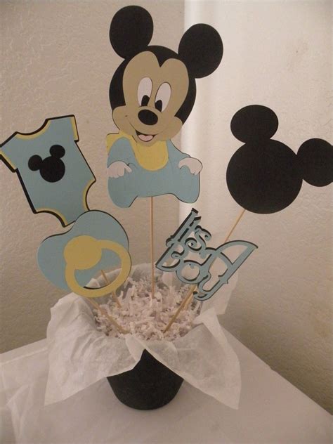 One of the most important aspects there are innumerable unique ideas that you can concentrate on for making invitations for baby shower such as using personalized fortune cookies for. Personalized Mickey Mouse Baby Shower Centerpiece with ...