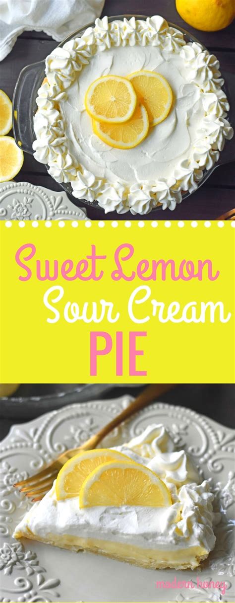 Default sorting sort by popularity sort by latest sort by price: Sweet Lemon Sour Cream Pie | Modern Honey
