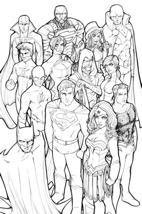 Maybe you would like to learn more about one of these? Free Justice League Coloring Page Online | Superheroes ...