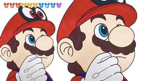 There are two kinds of collectibles in each super mario odyssey kingdom: Speed Drawing Super Mario Odyssey, Mario | Drawing ...