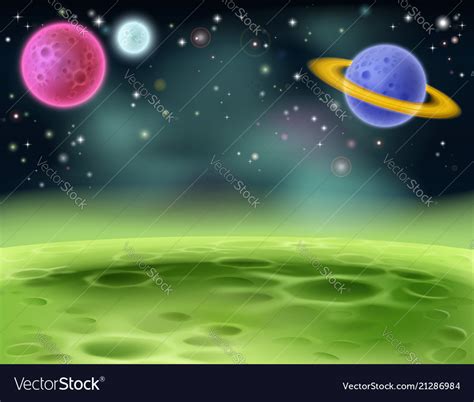 Stars filled space background vector beautiful space backgrounds journey through stock footage video 100 royalty free 2179198. Outer space cartoon background Royalty Free Vector Image