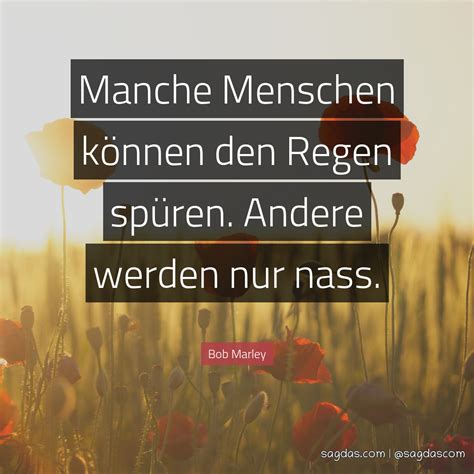 Zitate mit bezug auf marley. Bob Marley Zitat: Manche Menschen können den Regen ...