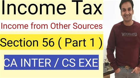 Under the income tax act, there is a list of 89 specified heads of income that are either fully or partially exempt from tax. Section 56 Income Tax Act Part 1 | Income From other ...