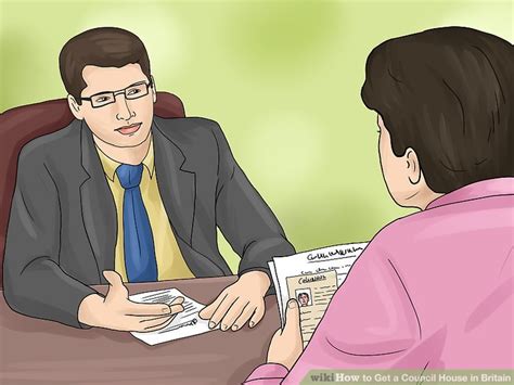 You'll usually have to join a waiting list and you're not guaranteed to get a property. 3 Ways to Get a Council House in Britain - wikiHow