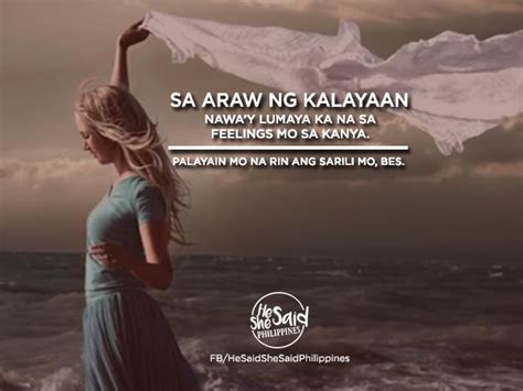 Maligayang araw ng kalayaan sa lahat ng manlalaro sa pilipinas! Araw ng Kalayaan ng Feelings - He Said She Said