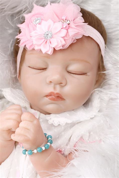 For the baby who has everything…. 20" bebe girl reborn dolls half body cloth silicone baby ...