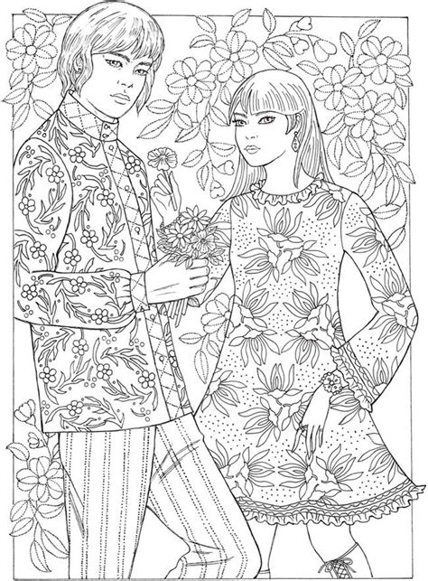 Jewellery brooches and decorative buttons were used to highlight the elegance of a dress or jacket. Pin on Fashion Coloring Pages for Adults