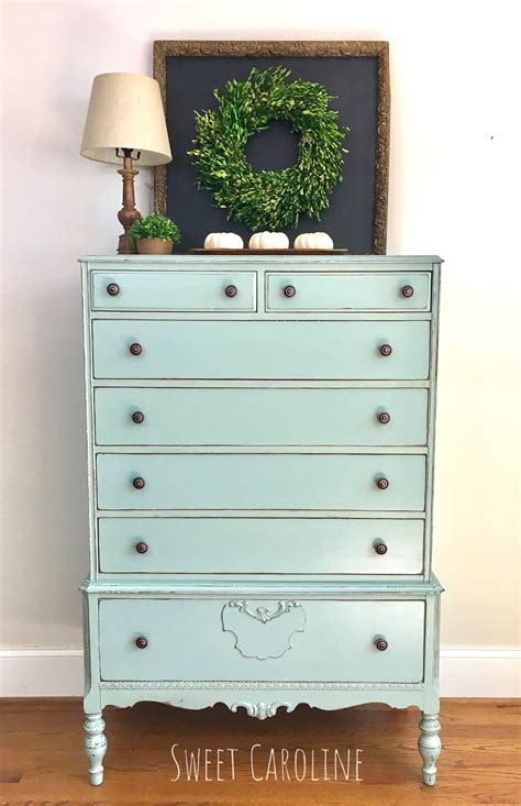 5% coupon applied at checkout save 5% with coupon. AVAILABLE Painted Blue Shabby Tall Dresser by | Etsy ...