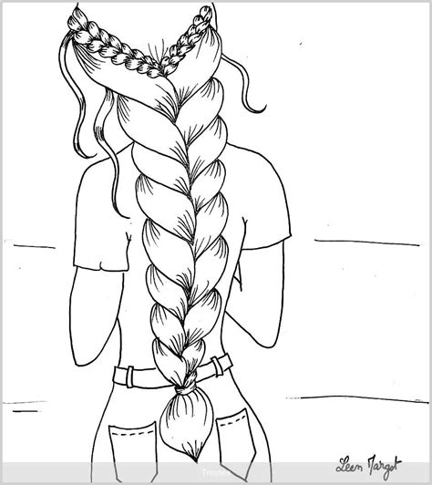 Don't braid your hair too tight. #tresses - Longue tresse jeux de coloriage fille par Leen ...