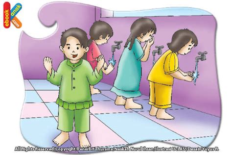 Sedangkan dalil yang menyatakan tidak membatalkan wudhu adalah untuk menyikapi darah yang sedikit. Doa dan Adab Setelah Berwudu | Ebook Anak