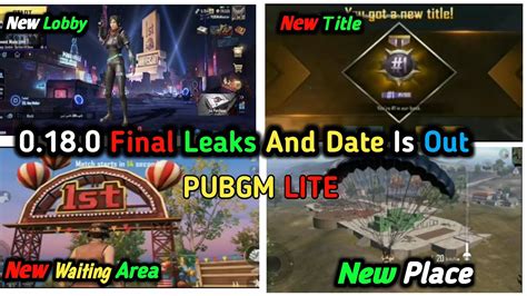 Written by suraj jd in categories apk. Pubg Mobile Lite 0.18.0 (15526) Update Final Leaks And ...