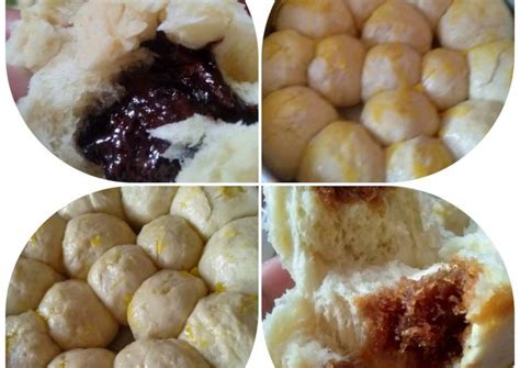 Resep bakpao kukus lembut dan empuk. Cara Membuat Menyajikan Roti sobek kukus isi coklat dan ...