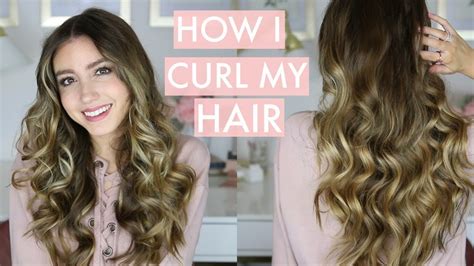 How I Curl My Hair + Make It Last All Day - YouTube