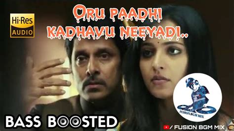 This video is a mix of korean video drama name : Oru Paadhi Kadhavu Neeyadi | Bassboosted | Thaandavam tamil movie song | Mp3 hd audio - YouTube