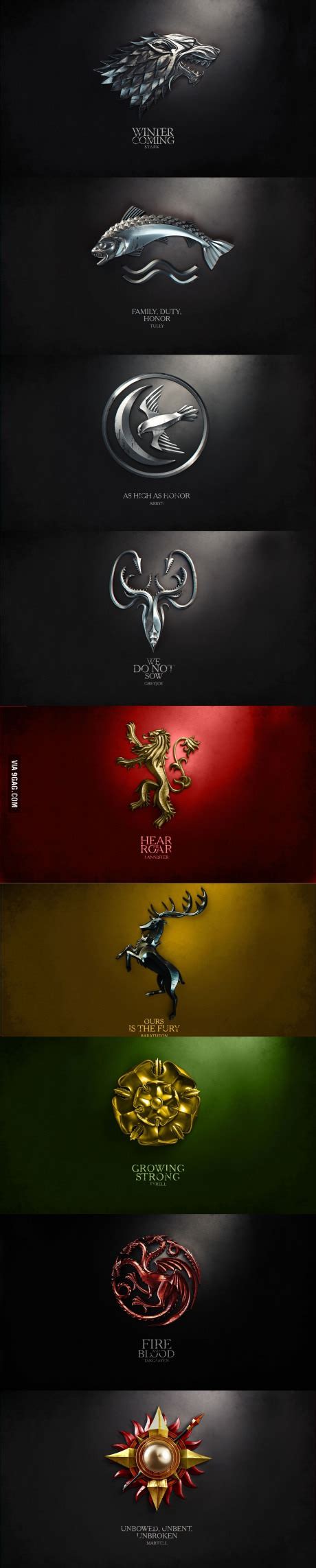 For some reason, delaware got two sigils. Game of Thrones House sigils and mottos | Game of thrones ...