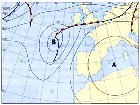 Cartas al director contacta con nosotros. GEOGRAFIA DO 10ºD: Análise de cartas sinópticas