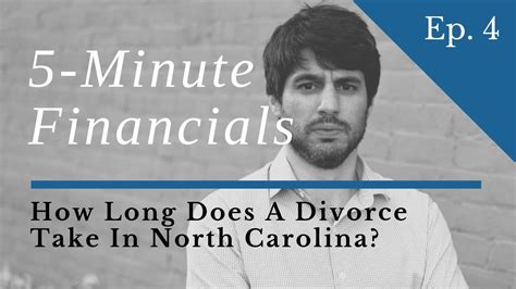 Do not sign the forms that require notarization until you are in front of a notary. How long does a divorce take in North Carolina? - YouTube