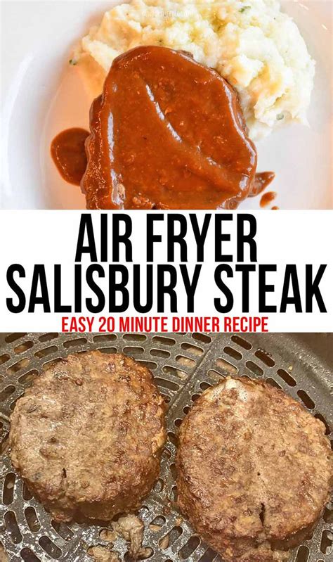 I have the perfect recipe for you!full recipe here. Air Fryer Salisbury Steak / Air Fried Country Fried Steak ...