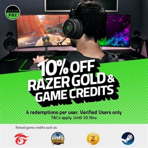 Take the coupon from the list below, apply it to the cart and the discount will enter your razer promo code on the discount codes tab. Now till 30 Nov 2020: Razer Pay 10% off Promo ...
