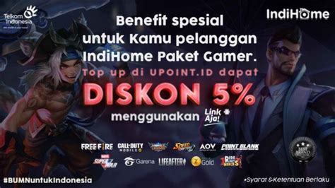 Check spelling or type a new query. Upoint.id - Khusus Pengguna IndiHome Paket Gamer, Diskon 5 ...