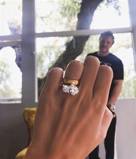 You can also make this ring in sterling silver 925 and white/yellow/rose gold with 9k/10k/14k/18k/20k purity ~ you can also customize center stone and side stone too. WOW, We just can't stop staring at Emily Ratajkowski's ...