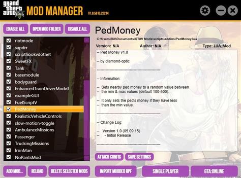 Enjoy playing on the big screen. GTAV Mod Manager Tool - GTA V Mod Manager PC - 9gta5mods.com