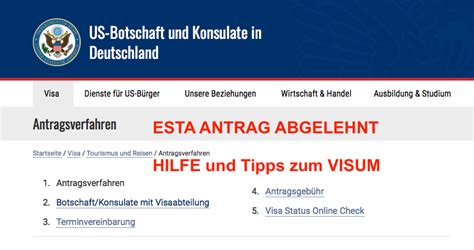 Soll ich die amerikanische botschaft kontaktieren? ESTA Antrag abgelehnt - was Ihr jetzt tun könnt (und müsst)