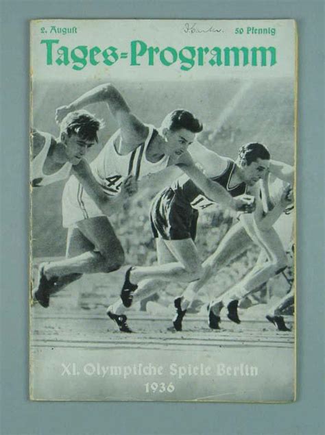 Games of the 11 olympiad,1936 in berlin. 1936 Olympic Games programme - Australian Sports Museum