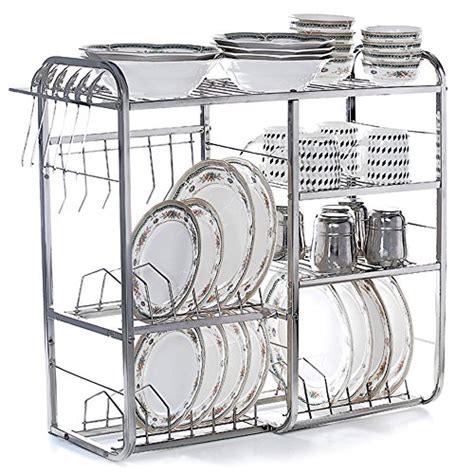 To do its work efficiently, it is important to choose the storage smartly depending on the cooking preference of the owner within the available space to make everyday cooking a delightful experience. Home Creations 24 inch wall mount Kitchen Dish Rack Plate ...