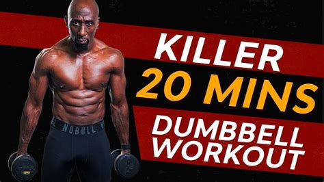 Killer 20 Minute Dumbbell Workout (FOLLOW ALONG) - YouTube