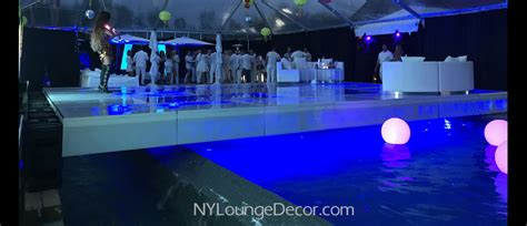 If you want to save you can use this plywood floor as a. Dance Floor Over Pool - NJ LOUNGE DECOR