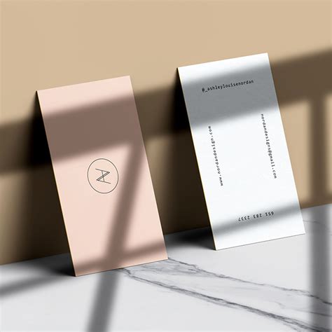 Add your custom logo circle professional white square business card. Less is more with minimalist business card designs | MOO Blog