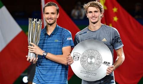Relative to his height, zverev is one of the worst servers in the game! Daniil Medvedev congratulates Alexander Zverev for beating ...