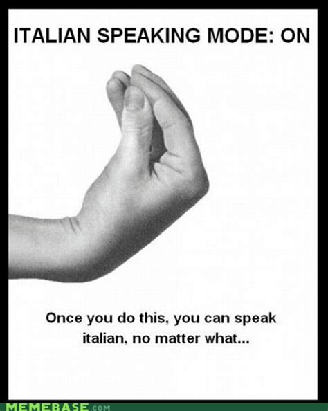 Emoji meaning a hand with thumb and index finger in close proximity. Italian Mode: Activated - Memebase - Funny Memes