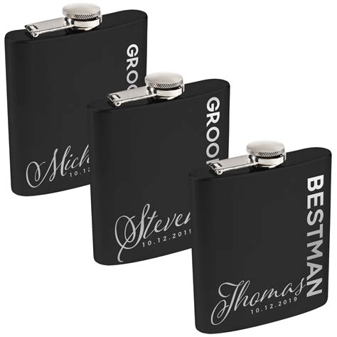 See more ideas about wedding gifts, custom wedding gifts, newlywed gifts. Personalized Flask For Wedding Groomsmen Gift Customized ...