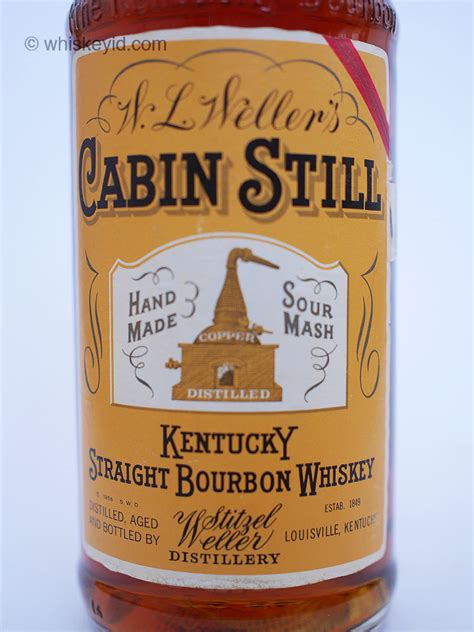 Cabin still bourbon 1.75 l. weller_cabin_still_5_year_bourbon_1971_front_label