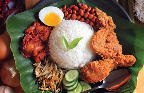 Nasi lemak can be typically served with boiled eggs, cucumber. Nasi Lemak Makes It To The Top 100 Best Traditional Dishes ...