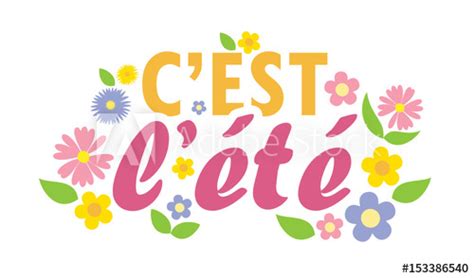 Contains coloured clipart and black and white outlines at 300 dpi for highest quality printing for your resources and projects! "Icône « C'est l'été » " fichier vectoriel libre de droits ...