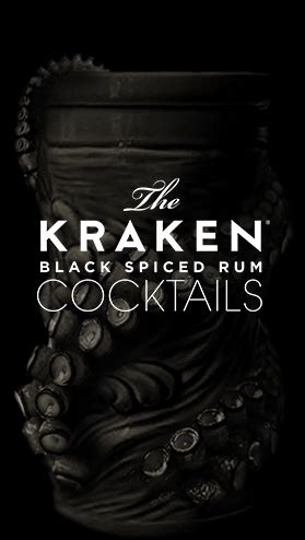 Kraken rum cocktails made with kraken black spiced rum. KRAKEN COLADA in 2020 | Kraken rum, Spiced rum drinks, Spiced rum