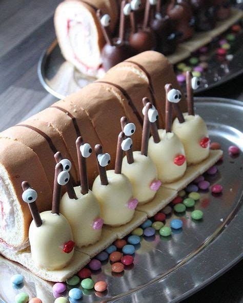 Diese können natürlich ebenso verziert werden wie schon oben beschrieben. Schnecken Biskuit … | Essen für kinder, Kuchen ...