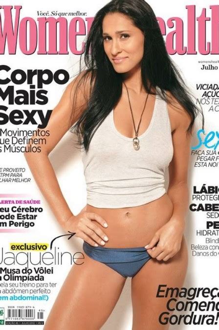 Keep calm and love volleyball. Jogadora Jaqueline é capa de revista e mostra boa forma